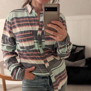 Soft button down top